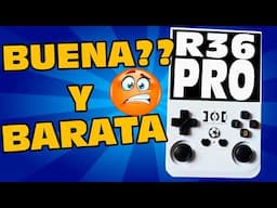 🔥Esta es la R36 PRO La nueva CONSOLA BARATA con tema de FUTBOL