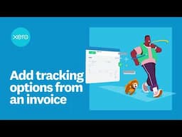 How to add new tracking options from an invoice