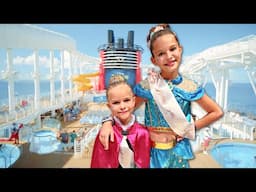 👑Princess Makeover 🛳Disney Cruise Day 3