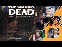 Gamers Reactions to AJ Cutting Clementine's Leg | The Walking Dead: [S4][E4] Take Us Back