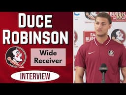 Duce Robinson on choosing FSU Football the second time around, Castellanos, FSU memories | Warchant