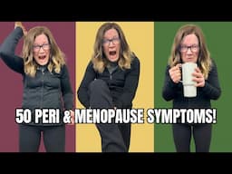 50 Symptoms menopause may be causing in 4 minutes! Menopause signs.