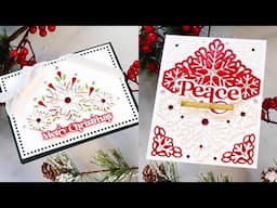 2 For 1 Cards with Die Cutting! Featuring Simon's December Collection + a Party!