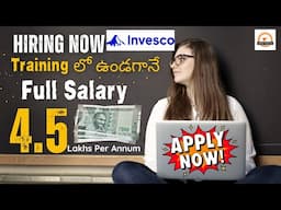 4.5 Lakhs Salary Per Annum | Training లో ఉండగానే Full Salary + Allowances | Latest Job updates 2024