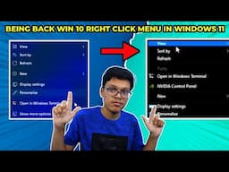 How to Get Back Old Right-Click Menu in Windows 11 - In Tamil | Loop Tech