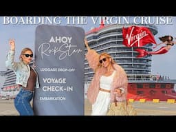 Boarding Virgin Voyages’ Scarlet Lady! 🚢 Cruise Day 1, Boarding Process & Room Tour