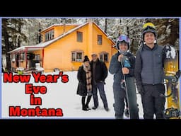 New Years Eve in Montana | Fireworks and Snowboarding | D&D Family