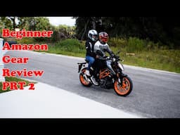 Beginner Motorcycle Gear From Amazon Full Review PRT. 2