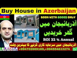 4 Rooms 10 Marla Ready to move house in Baku Azerbaijan, Book House today and pay in 6 Months, PR