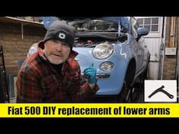 Fiat 500 DIY replacement of lower front suspension arms