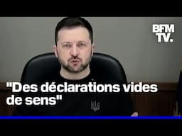 Ukraine: le Kremlin répond à la volonté de Zelensky d'entamer des négociations directes avec Poutine