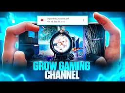 These Ideas Can Grow Your Gaming Channel Faster Than COVID-I9 ☠️🗿| How to Grow A Gaming Channel !!