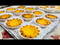 Hoje Domingo para Sobremesa fiz …Queijadas de Mandarina e Ricota cheese uma Especialidade