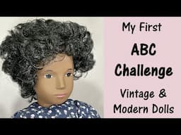 ABC Dolls Challenge - Vintage & Modern Dolls including Barbie, Ideal Revlon,  Peteena, Hitty + more