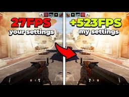 BEST CS2 SETTINGS AND OPTIMIZATION GUIDE (+500FPS)