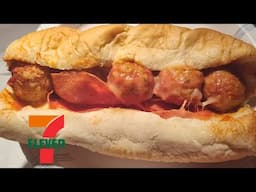 7-Eleven: Meatball & Pepperoni Hot Sub Review!!!