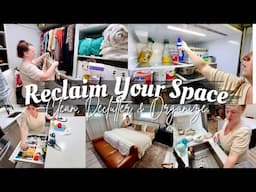 2025 Whole House Declutter + Clean With Me / Cleaning Motivation New Year House Reset