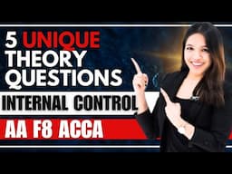 ACCA AA Exam - Important Internal Control Questions Section C | Auditing with Ruchi AA ACCA F8 #ACCA