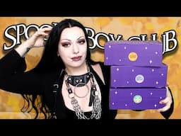 TRIPLE SPOOKY BOX CLUB UNBOXING - PUMPKIN PARADE - SCHOOL OF SORCERY - BOTANIST | Toxic Tears