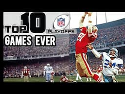 🏈 NFL Top 10 Postseason Games Playoff History 💯