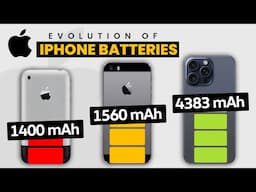 Evolution of iPhone Batteries | All iPhone Battery Comparison