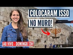 AO VIVO DO MURO DAS LAMENTAÇÕES! Israel com Aline