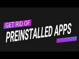 GET RID OF PREINSTALLED APPS ON YOUR NVIDIA SHIELD OR MI BOX