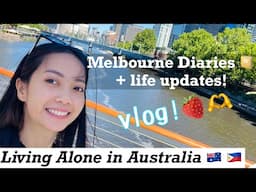 Living Alone in Melbourne: diary + life updates + job hunting #vlog