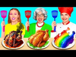 Me vs Grandma Cooking Challenge | Tasty Kitchen Recipes by BaRaFun Challenge