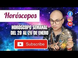 HORÓSCOPOS ENERO 20 AL 26