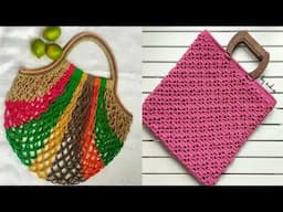 HERMOSOS BOLSOS EN CROCHET