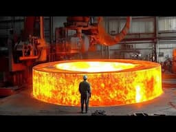 Dangerous Heavy Duty Metal Processing Methods - Huge Steel Forging CNC Milling Machines