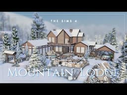 Mountain Lodge | The Sims 4 No CC Build