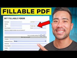 How To Create a Fillable PDF Form For FREE 2025! (No Adobe Required)