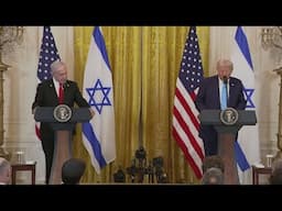 Trump says he won't rule out deploying US troops to support rebuilding Gaza in meeting with Netanyah