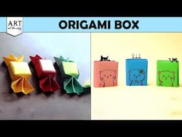 Origami box | Paper Book Storage Box | Book Storage Box | DIY : Origami Candy Box | @VENTUNOART