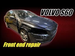 VOLVO S60. Front end repair. Ремонт переда.