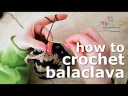 Easy Crochet Balaclava Pattern | DIY How to make balaclava | Beginner | Made in the moment | #howto