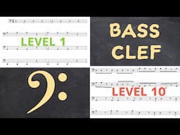 Sight Reading Bass Clef | 10 Exercises for Beginners