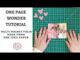 MULTI POCKETS / FLIPS | ONE PAGE WONDER | TUTORIAL | MAKING & CREATING | Digital Collage Club #diy