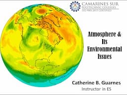 Atmosphere and Its Environmental Issues