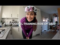 FIRST GRAVEL RIDE OF 2025 | LET THE BIKE TRAINING BEGIN