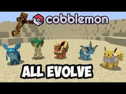 Minecraft Cobblemon how to EVOLVE EEVEE (all 5 ways) (2025)