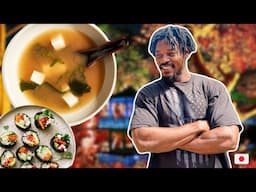 GHANAIAN HUSBAND tries homemade Japanese food!