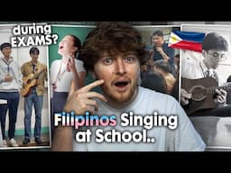 SINGING IN EXAMS? (Filipinos Singing in School Classrooms | Reaction)