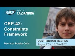 Apache Cassandra Contributor Meeting | August 27, 2024