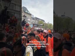 wearing orange only once a year 🦁#kingsday #amsterdam #twenties #trend