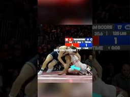 Awesome exchange from Luke Lilledahl against Nebraska #pennstatewrestling 🌊