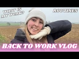 BACK TO WORK | Routines | early starts | 18 Year old baker | After school baking workshops | vlog