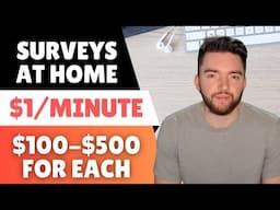 Make $1 per Minute at Home Taking Surveys